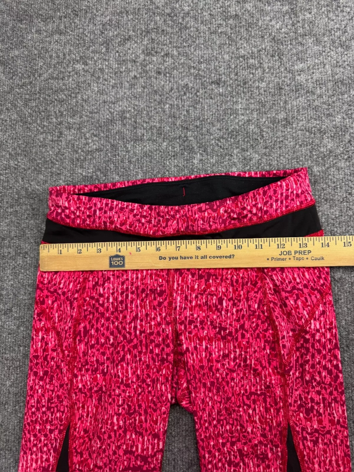 lole run capri cropped pull on skinny active leggings