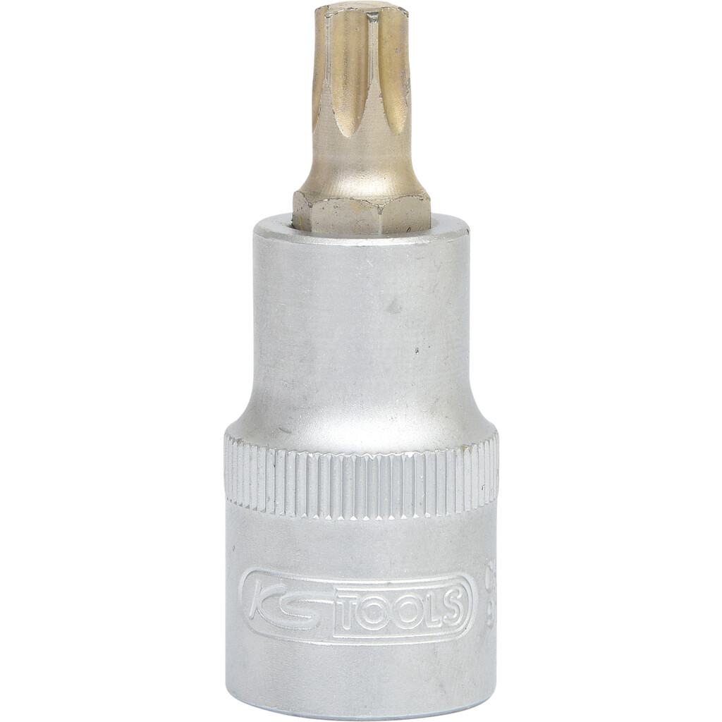 KS Tools 911.1361 Bit-Stecknuss TX, T20 – 1/2 Zoll Antrieb, Chrom Vanadium