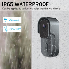 Smart Wireless WiFi Video Doorbell Phone Door Ring Intercom Security Camera Bell