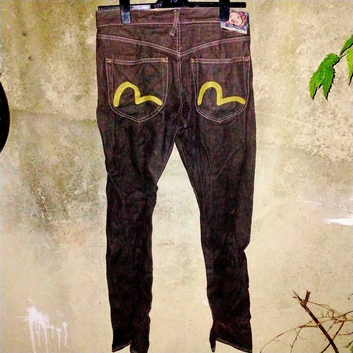 Evisu EV 0331 black denim jeans W32 L36 mens #214 | eBay Evisu EV 0331 black denim jeans W32 L36 mens #214 | eBay