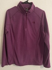 The North Face Women s Purple Quarter-Zip Fleece