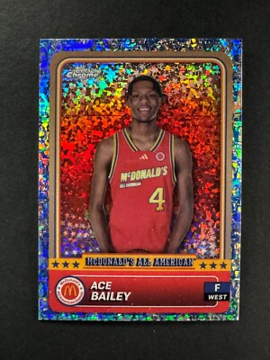 Ace Bailey 2024 Topps Chrome McDonald's McFlurry #84