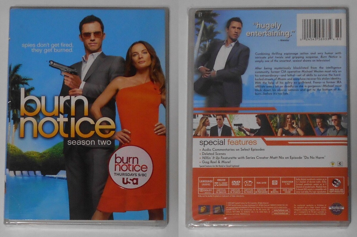 Burn Notice tv show season Two sealed U.S dvd | eBay