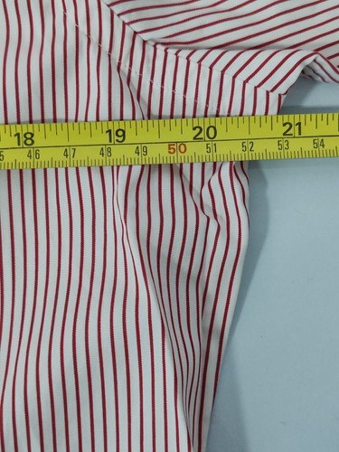 Hackett London Shirt Red/White Stripe 15.5 pre owned good condition see pics - Picture 12 of 13