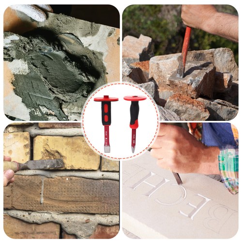 Chisel Set Masonry Drill Bits for Concrete Laying Tools - Picture 5 of 12