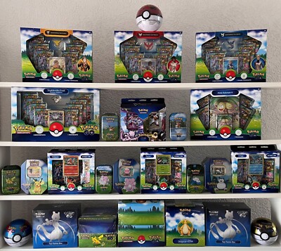 Pokemon Go TCG Auswahl SWSH V-Box TTB Top Trainer Box Tin Pin Mini Dragoran Neu