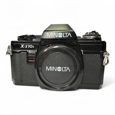 Vintage Minolta X-370s 35mm Film Camera Kit w/ Kalimar 50mm & 80–200mm Lenses