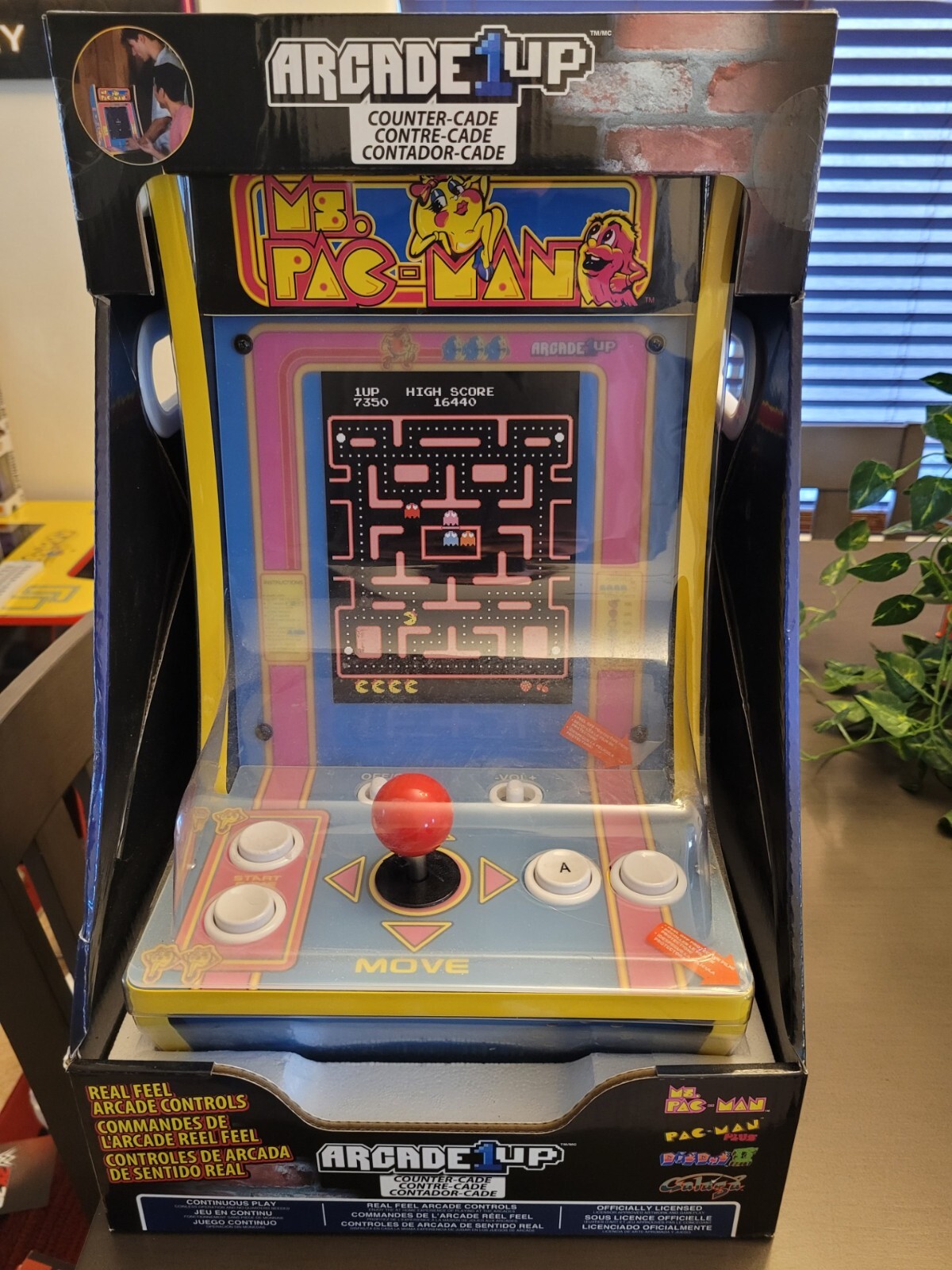 Arcade1Up Ms Pac-Man 1 Player Countercade | eBay