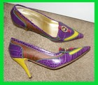 FINAL SALE New ETRO Multicolor Crocodile Pumps Leather Paisley‎ GOLD PEGASUS 8.5 — photo 3
