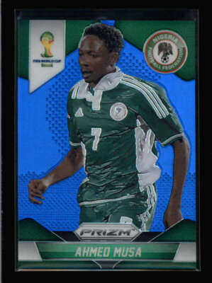 AHMED MUSA 2014 PANINI PRIZM WORLD CUP #154 BLUE PRIZM #102/199 BA6250