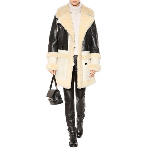 coach shearling coat womens
