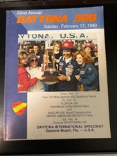1980 Daytona 500 and Speedweeks Nascar Program 22nd Annual Feb14-17, 1980