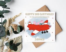 Personalised Peppa Pig Birthday Cars - for friend son grandson nephew godson