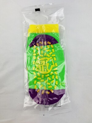 NEW Get Air! Non-Slip Grip Trampoline Park Socks TODDLER SIZE 5in Hunsky 0621