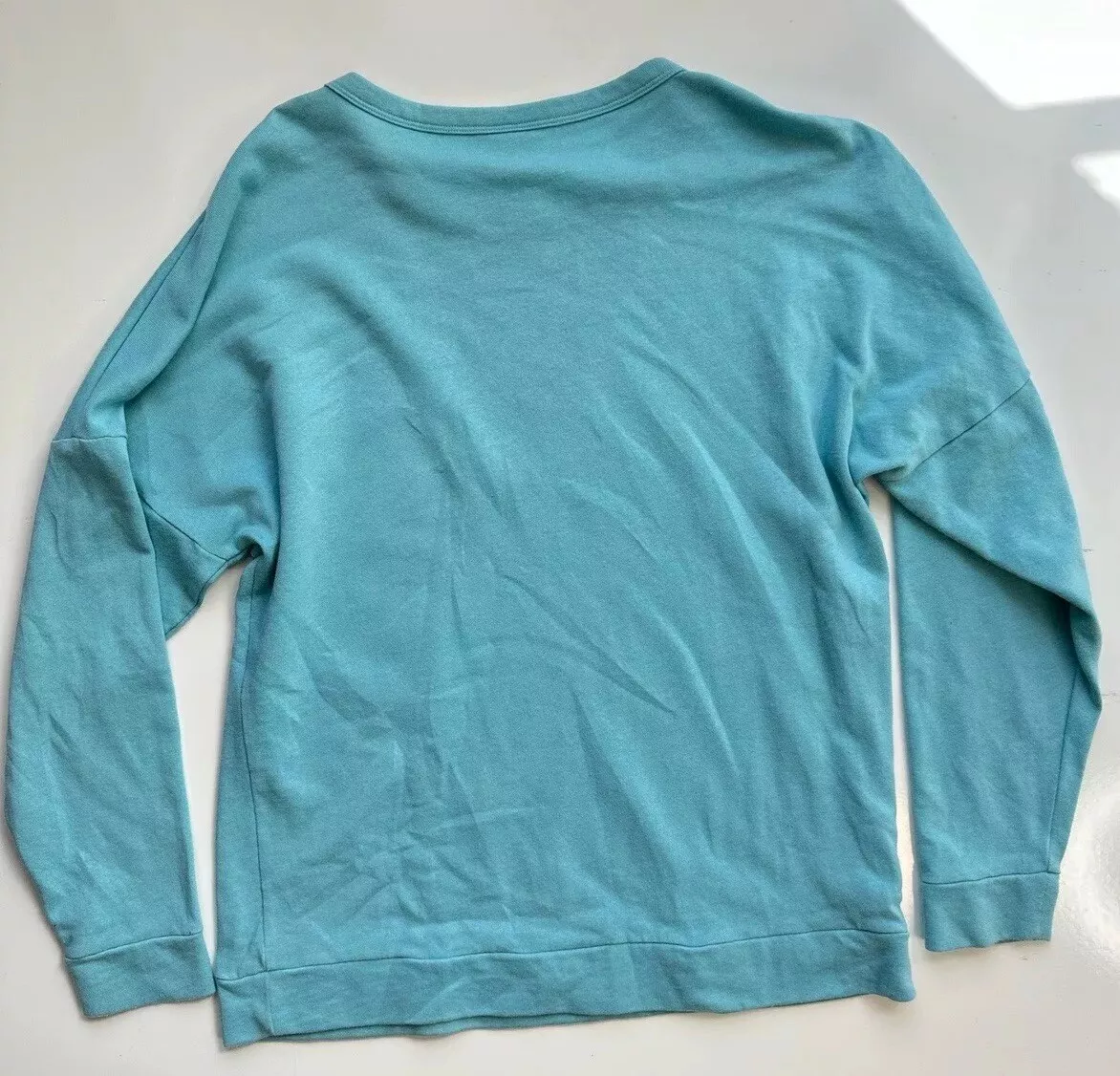 victoria-secret-vs pink nation mesh v neck cutout sweatshirt