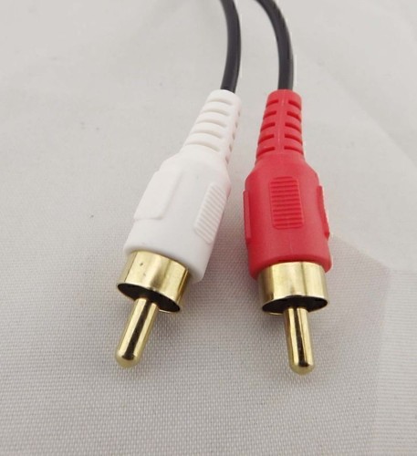 Mini jack femmina stereo oro 3,5 mm 50 cm a spina RCA maschio adattatore audio cavo Y - Foto 8 di 8