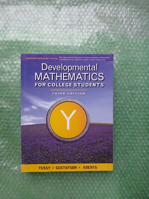 Developmental Mathematics for College students