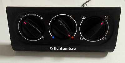 VW Passat 35i Facelift Heizungsregler BLAU WEISS ROT warm kalt