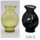 New ListingBlenko Chartreuse Mini CM-3 Crackle Glass Vase 4.5"