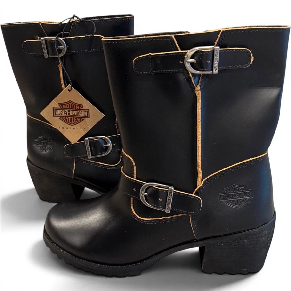 Harley-Davidson Solid Mid (2-2.9 in) Heel Height Boots for Women