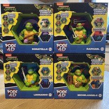 PODS 4D Teenage Mutant Ninja Turtles Set NEU & OVP 431-434 Sammlung