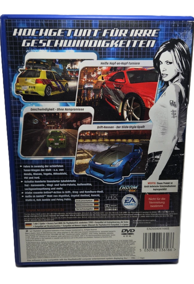 Need for Speed: Underground (Sony PlayStation 2) PS2 Rennspiel NFS - Bild 3 von 3