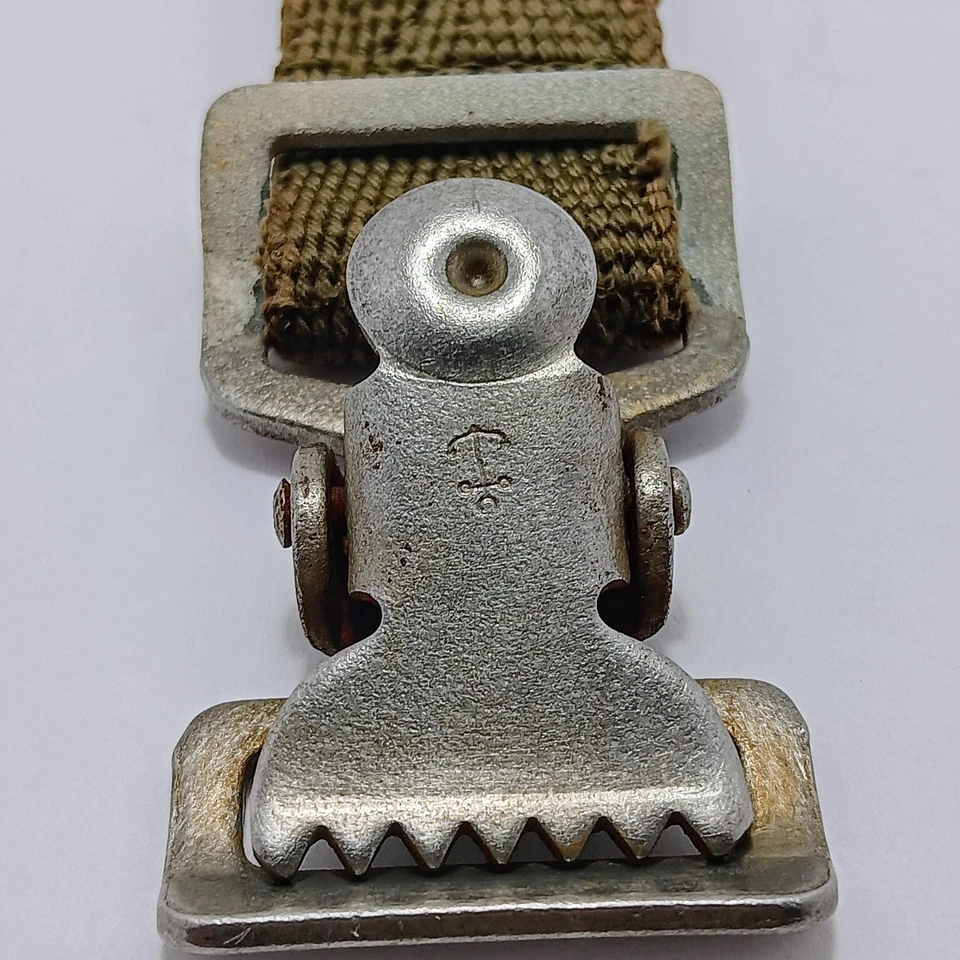 Military Trailer Truck Bracket  Cold War Canvas Strap, Anchor Clip, Plate Mount - Image 4 of 4