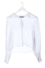 ZARA Camicia blusa Donna Camicetta a blusa Taglia IT 38 bianco stile casual