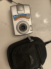 Pentax Optio M20 7.0MP 3x Zoom Digital Camera Digicam Silver Tested Works