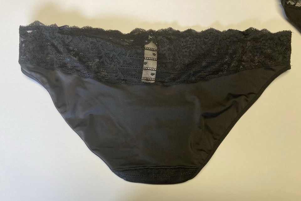 Nuevas bragas de bikini Chantelle 2pk talla XL negras Foto 3 de 4
