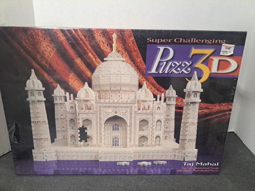 Puzz3D Milton Bradley Taj Mahal 1077 Piece 3D Jigsaw Puzzle SEALED