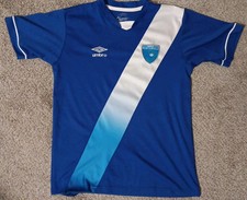 Guatemala Umbro Futbol Soccer Jersey Sz Small Shirt Sports Champions Blue White