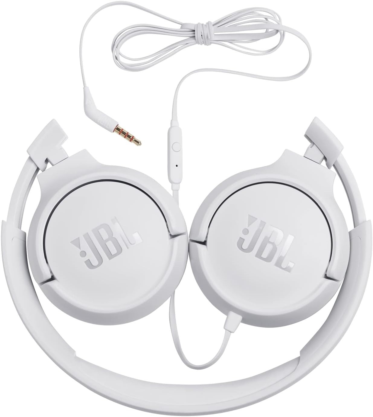 JBL Tune 500 On-Ear Lightweight Foldable Headphones with Pure Bass Sound (Wired)