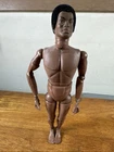 1964 GI Joe Adventure Team African American Black Flocked Hair 12" Figure