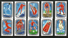 Turks & Caicos 1994 - Olympics Sports - Set of 10 Stamps - Scott#1131-40 - MNH