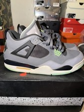 Jordan 4 Retro Green Flow Size 10.5 With Box Soild Condition