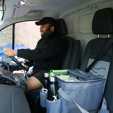 Trade Van Front Seat Organiser Storage Tool Bag Cool Box Lunch Bag Included!