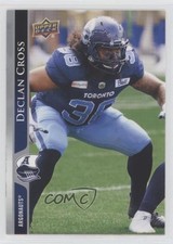 2021 Upper Deck CFL Blank Back Declan Cross #107 o1h