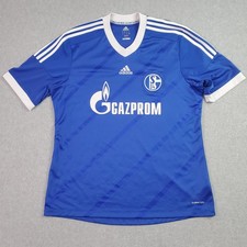NWOT Adidas FC Schalke 2012-13 Home Jersey Men's XL Football Club Blue Climacool