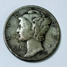 1940 Mercury Dime, Winged Liberty Head, 90% Silver, Extra Fine Condition #4011