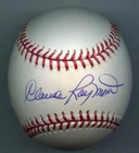 CLAUDE RAYMOND Signed Baseball 1963 Braves 1965 Astro 1970 Expos Guar Aut KOA B
