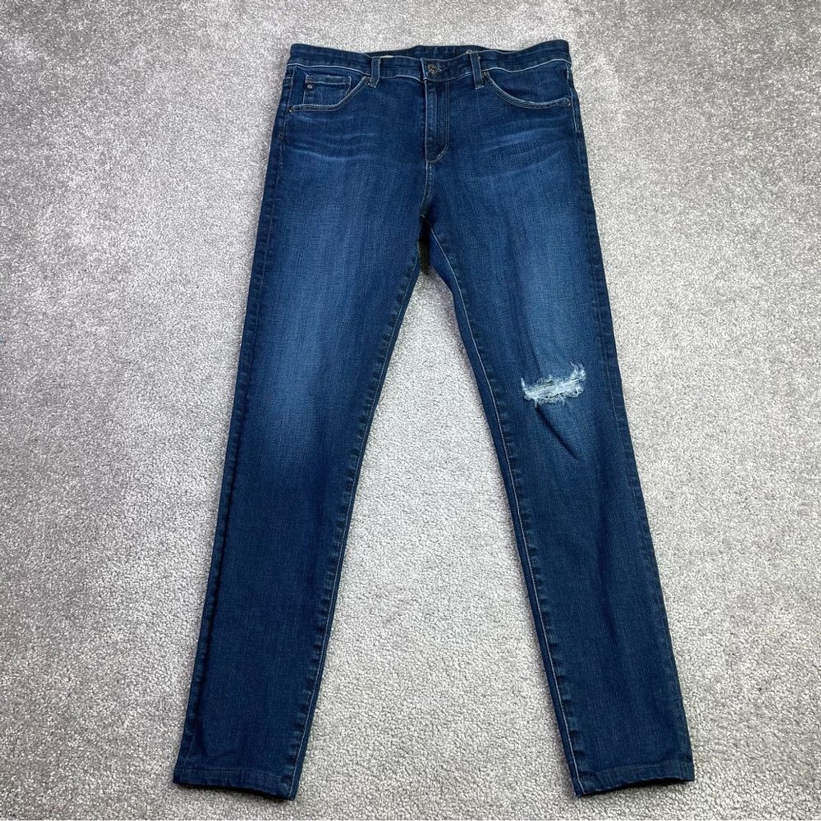 Ag Adriano Goldschmied Farrah Jeans Women’s 30 Blue Skinny High Rise Dark Wash