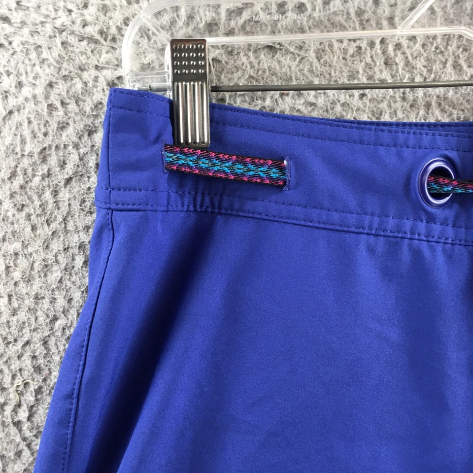 Prana Board Shorts Womens XS Blue Swim Surf Shorts Quick Dry Drawstring Waist - Image 2 of 4