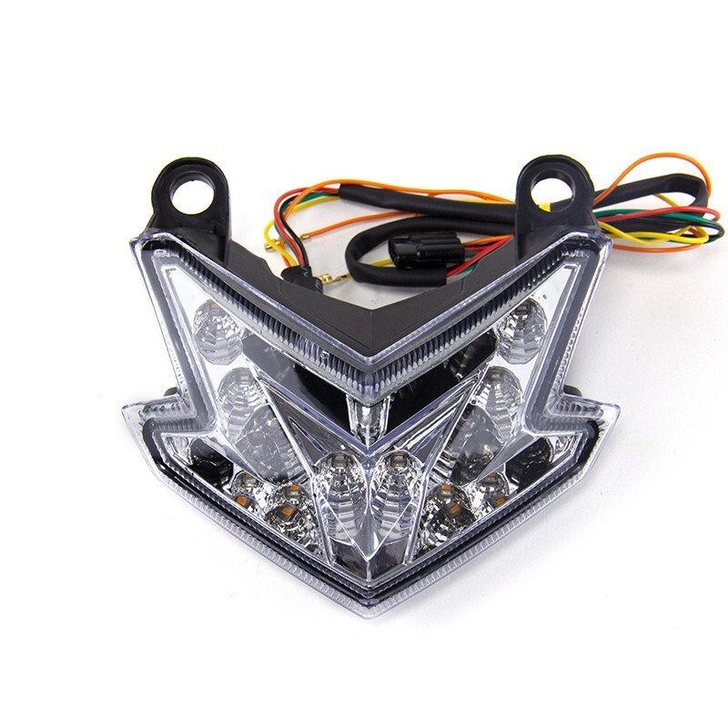 Clear Turn Signal LED Tail Light For Kawasaki Z800/ Ninja Z125