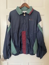 Vintage Givenchy Activewear Geometric Windbreaker / Sport Jacket - M - Excellent