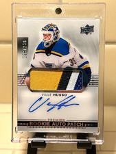 17-18 UD Premiere VILLE HUSSO Premier RC Auto Patch 4 color # /299