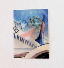 Delta Air Lines Boeing 737 Aircraft 2015 Pilot Collector Holographic Card #32