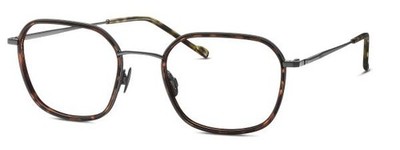 Titan Flex 820915 36 Herren Brille Metall Oval Havanna