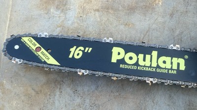 Poulan P3816 38CC 16 inches Chainsaw W/ Guide bar and chain | eBay
