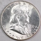 1955 Franklin Half Dollar BU - Unc, Choice BU #2880